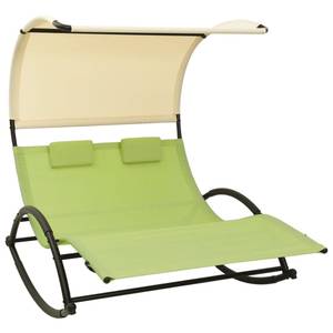 Chaise longue 3006489 Vert - Métal - 139 x 170 x 180 cm