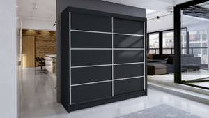 Kleiderschrank Talin 4 Schwarz