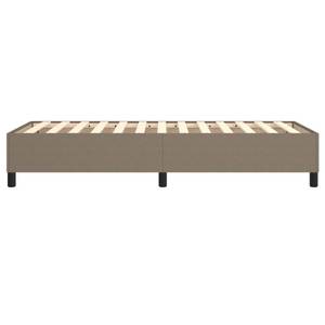 Cadre de lit 3016024-2 Noir - Taupe - Largeur : 90 cm