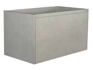 Meuble sous vasque SOSTHENE Gris - Profondeur : 80 cm