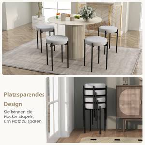 Küchenhocker VH33562（4er Set） Beige