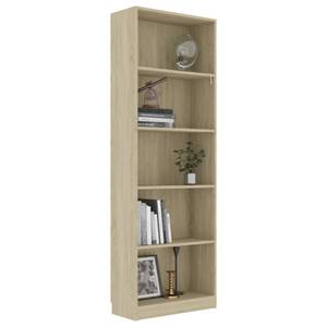 Bücherregal 3016500-1 Eiche Sonoma Dekor - 60 x 175 cm