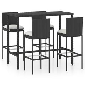 Bar-Set (5-teilig) 3008722-2 Schwarz - 60 x 130 cm