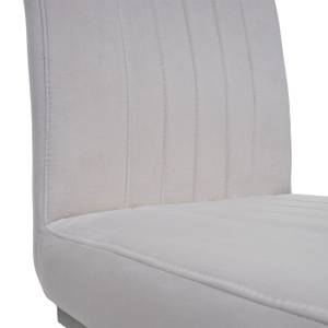 Chaise cantilever L14 (lot de 2) Blanc crème