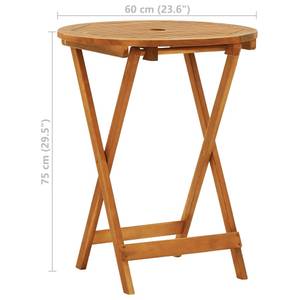 Esstisch 3010028 Braun - Massivholz - Holzart/Dekor - 60 x 75 x 60 cm