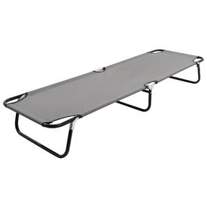 Sonnenliege 3000930 Grau - Metall - 58 x 28 x 190 cm