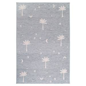 Kinderteppich PALM DREAM Blau - Kunststoff - Textil - 115 x 170 x 170 cm