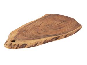 Baumscheibe verleimt Holzscheibe Braun - Massivholz - 60 x 2 x 30 cm
