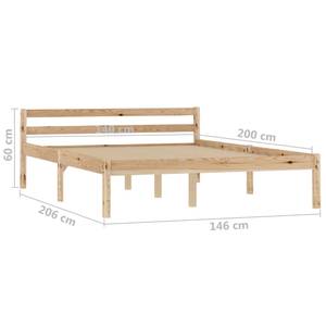 Bettgestell 298585-1 Holz - 146 x 60 cm