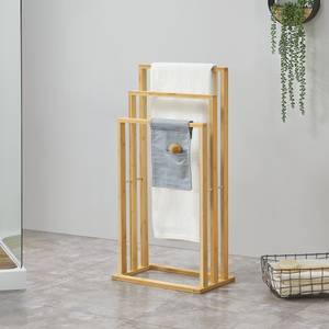 Handtuchhalter Rana Braun - Bambus - 40 x 82 x 24 cm