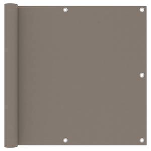 Balkon Sichtschutz 3016497-2 Taupe - Tiefe: 90 cm