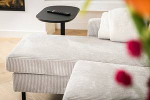 Sofa Moquette Beige - Textil - 200 x 80 x 135 cm