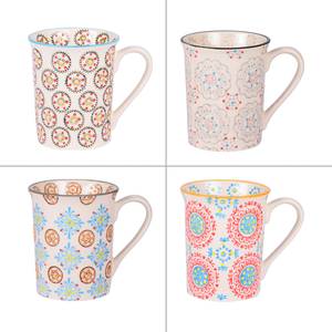 Coffret de 4 mugs Bohème Céramique