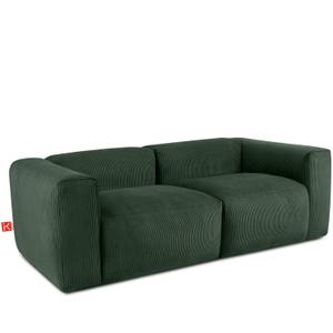 Einzelsofa BUFFO 4-Sitzer Dunkelgrün - Breite: 250 cm