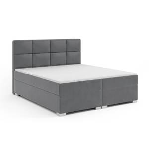 Boxspringbett Doppelbett Norseman Hellgrau - Breite: 160 cm