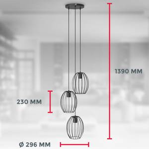 Pendellampe Retrodesign BKL1462 30 x 139 x 30 cm