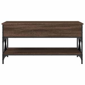 Couchtisch D239 Eiche Schwarzbraun Dekor - Tiefe: 100 cm