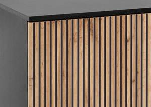 Sideboard TOSENA Schwarz - Holzwerkstoff - 104 x 83 x 39 cm