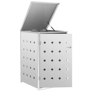 Mülltonnenbox 3000237 Silber - Metall - 78 x 115 x 69 cm