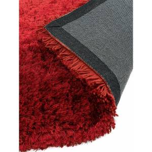 Tapis shaggy tufté main confort SPLASH Rouge - 140 x 200 cm