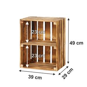 Holzkiste, Aufbewahrungskiste FLAME Anzahl Teile im Set: 1