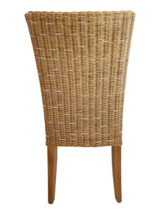 Rattanstuhl Cesena Braun - Rattan - 48 x 98 x 60 cm