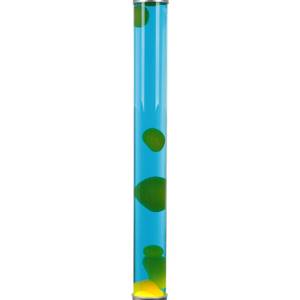 Lampadaire ALAN Bleu - Vert - Argenté - Verre - Métal - 18 x 76 x 18 cm