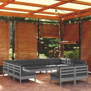 Garten-Lounge-Set Grau