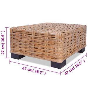 Sofagarnitur (14-teilig) 244626 Braun - Rattan - Holzart/Dekor - 67 x 58 x 67 cm