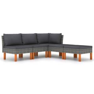 Garten-Sofa-Set (5-teilig) 3009634-2 Grau