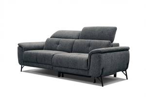 Sofa Avena (3-Sitzer mit Relax R) Dunkelgrau