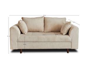 Rune – 2-Sitzer Sofa – aus Cord Beige