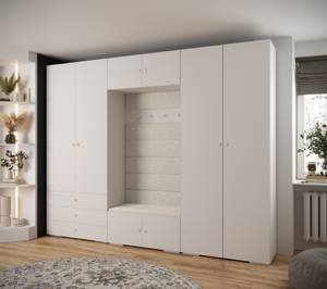 Garderobe Inova 2 Z14 Gold - Weiß - Gold