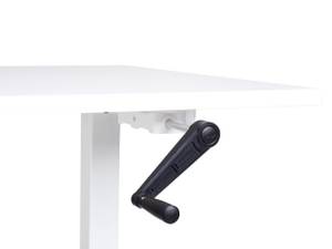 Table à hauteur ajustable DESTIN III Blanc - Largeur : 160 cm