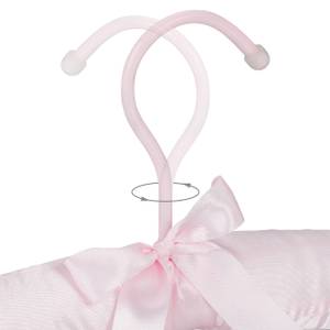 Cintre en satin lot de 20 rose Rose clair