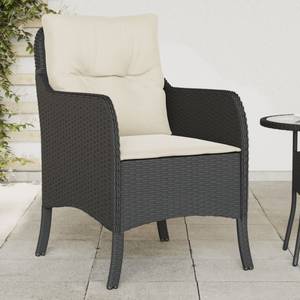 Gartenstühle 2er Set D7779 Weiß - Rattan - 67 x 86 x 59 cm