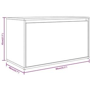 Bank 3008431 Braun - Holzwerkstoff - 40 x 45 x 80 cm