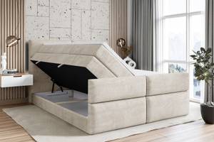 Boxspringbett BOXI3-Z KING Beige - Breite: 180 cm