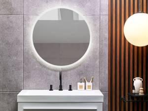 Miroir de salle de bain DEAUVILLE Argenté - Verre - 79 x 79 x 4 cm