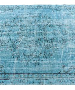 Teppich Ultra Vintage CCXXVI Blau - Textil - 145 x 1 x 267 cm