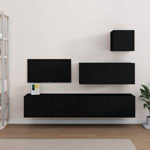 TV-Schrank 4er Set D182 Schwarz