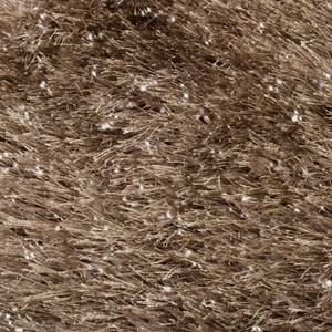 Hochflor Langflor Shaggy Teppich Glow Braun - 120 x 170 cm