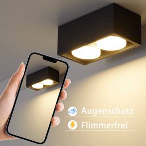 LED Deckenleuchte Harmonie 2-flammig Schwarz