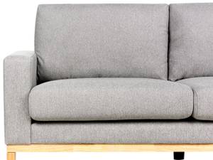 2-Sitzer Sofa SIGGARD Grau - Eiche Hell