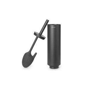 MindSet Toilet Brush and Holder Grau - Metall - 10 x 42 x 11 cm