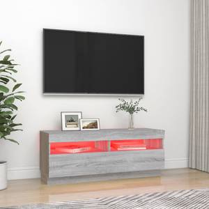 TV-Schrank mit LED-Leuchten D502 Grau