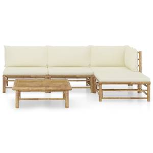 Garten-Lounge-Set Weiß - Textil - 70 x 60 x 70 cm