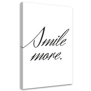 KUNSTDRUCK Smile More 80 x 120 cm