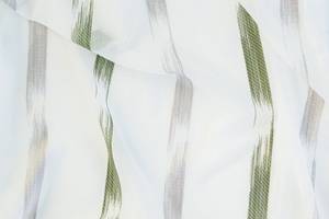 Vorhang grün-weiß StreifenWohnzimmer Grün - Textil - 140 x 245 x 1 cm