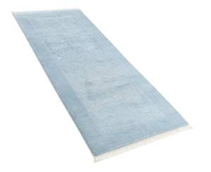 Tapis de passage Darya DCCCLXVII Bleu - Textile - 79 x 1 x 201 cm